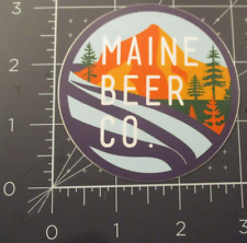 MAINE BEER COMPANY dinner lunch circle STICKER decal craft beer brewery brewing picture