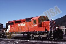 Vtg 1979 Train Slide 5838 CP Rail Engine Y1E190 picture