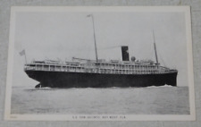S.S. San Jacinto Key West Florida postcard Steamship picture