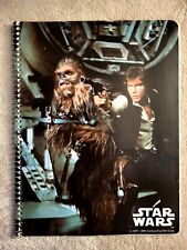 Vintage 1977 Star Wars Han Solo & Chewbacca School Notebook Mead  picture