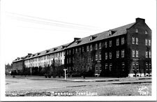RPPC Tacoma WA Military Fort Lewis Ivy Covered Brick Barracks Street Sign Ellis picture