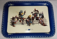 1994 Waner Bros. Looney Tunes Tray TINSLETOWN OR BUST 17.5x12.75 Scratched, Rust picture