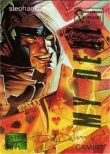 1995 Fleer Marvel Masterpieces Emotion Gold Signature Series #34 Gambit picture
