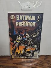 Batman Versus Predator #1 CGC Ready Newsstand Edition from 1991 Carded Sleeved  picture