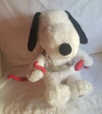 Hallmark SNOOPY CUPID  Animated Laughing Valentine Plush Stuffed Dog Toy 10