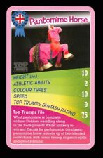 1 x card of – Pantomime Horse - theatre panto ≠ Q73 picture