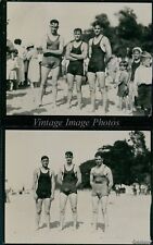 1923 Carbis Walker Swam Across Lake Erie Point Pelee Canadian Shore Photo 5X7 picture