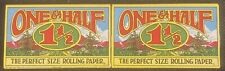 Vintage Head Hippie Era One & a Half Rolling Papers (1 1/2) Lot of 2 Packs picture