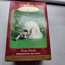 2000 Hallmark Frosty Friends Porcelain & Pewter Pinbox Keepsake Ornament picture