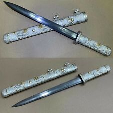 Collectable High quality Hand Grind Folded Steel Jian Kinfe Sharp Nice*  picture