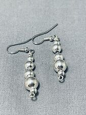 AMAZING NAVAJO STERLING SILVER EARRINGS picture