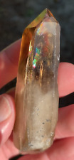 Rare Tantric Twin Smokey Quartz Crystal With Rainbows And Phantom Pyramids 65g picture
