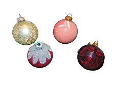 Vintage Christmas Ornaments - Set of 4 Mixed Lot  #B picture