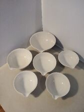 COORS Porcelain Evaporating Dishes Lot of 6 picture