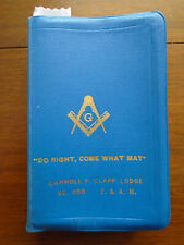 HOLY BIBLE - MASONIC EDITION - 1957 - Holman Company - Clapp Lodge, Warren, OH picture