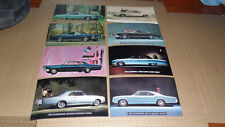 Lot of 8 1965 1966 Chevrolet Chevelle Pontiac Oldsmobile 88 Dealer Post Cards picture