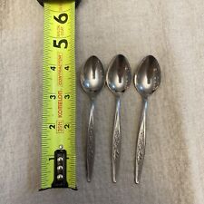 Vintage 4 1/4” Spoons Stainless Steel Japan Baby Honey Jelly Sugar Lot Of 3 picture