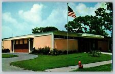 Postcard FL Public Library  New Port Richey Florida picture