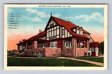 Roanoke VA-Virginia, Country Club, Antique, Vintage c1939 Souvenir Postcard picture