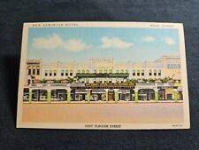 Postcard FL Florida Miami New Seminole Hotel East Flagler Street picture