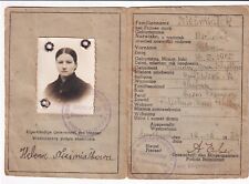 WW2 ID card Poland December 1939 ID card for young women Personal-Ausweis picture