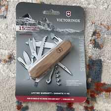Victorinox Huntsman Wood Swiss Army Pocket Knife, Medium, Multi Tool 1.3711.63 picture