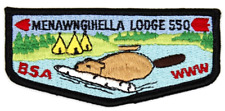 S8b Ordeal Menawngihella Lodge 550 Flap Mountaineer Council Patch Boy Scouts WV picture