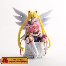 Anime SMLA Tsukino Usagi Chibiusa Small Lady Sit PVC Figure Statue Toy Gift picture
