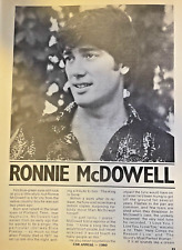1980 Country Western Musician Ronnie McDowell picture