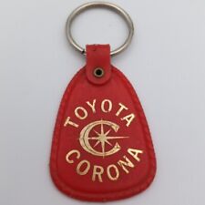 Vintage Toyota Corona Keychain Key Fob Automotive Advertising Souvenir picture