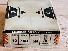 Vintage GE General Electric EMPTY BOX From Standard Carboloy Tools Detroit USA picture