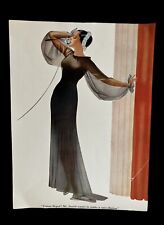 George Petty Pin Up Repro 1930s Art Deco Fashion Originally 1936 Esquire 8.5x11 picture