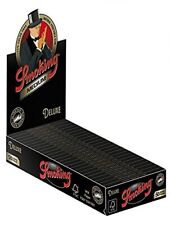 Smoking Deluxe Rolling Papers Medium 1 1/4 (78mm Size) (Box of 25 Booklets) picture