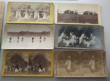 (6) People Women Dresses Stereoview Photos picture