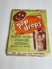 Vintage 1950's POP DROPS Fizz Drink Mix package Cola flavor picture