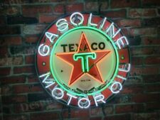 New Texaco Gasoline Gas Neon Light Sign 24