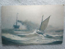 Vintage Stengel & Company Rough Seas Postcard  picture