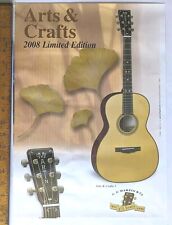 VERY RARE 2008 Arts & Crafts 2 MARTIN GUITAR DEALER POSTER READY TO FRAME  picture