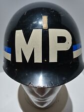 Vietnam Era US 18th Army Airborne Corps MP Helmet Liner  - 1963 Rank: 2nd Lt. picture