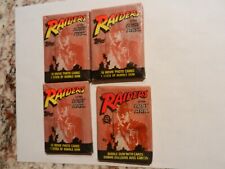 4 Topps/O-Pee-Chee RAIDERS OF THE LOST ARK 1981 unopened sealed pack lot picture