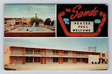 Wall SD-South Dakota, The Sands Motel, Scenic View, Vintage Postcard picture