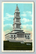Alexandria VA-Virginia, George Washington's Masonic Memorial, Vintage Postcard picture
