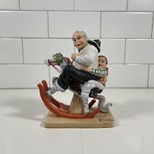 Vintage 1980 Norman Rockwell - Figurine Grandpa At The Reins - By Danbury (Mint) picture