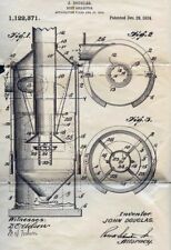 1914 birmingham AL inventor john douglas patent for mill dust collector ALABAMA picture