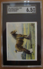 1939 JOHN PLAYER & SONS #3 TYPES OF HORSES THE SHIRE HORSE SGC GRADED 6.5 EX/NM+ picture