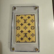 Authentic Louis Vuitton 9 Of Hearts Playing Card. Comes In Protective Display picture