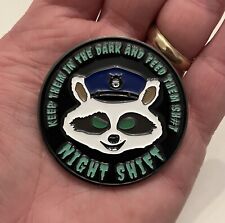 Police Challenge Coin “Nght Shift” Glow In The Dark picture