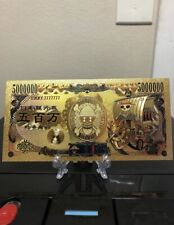 24k Gold Plated Thousand Sunny One Piece Ship Banknote picture