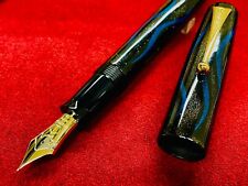 Namiki Aya Collection Fountain pen Limpid Stream 30゜nib M Resin Urushi Raden picture