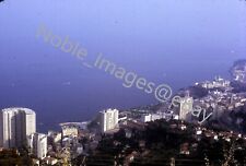 1971 Aerial View Afternoon Shoreline Monte Carlo Kodachrome 35mm Slide picture